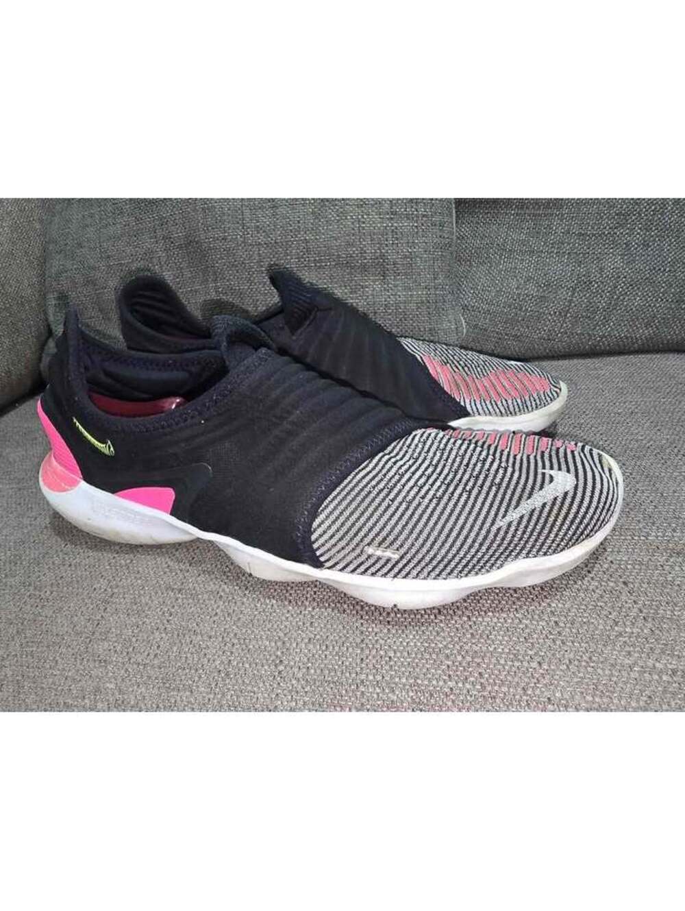 Nike Free RN Flyknit 3.0 Black Bright Crimson AQ5707-007
